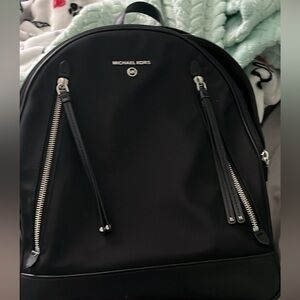 Black MK backpack